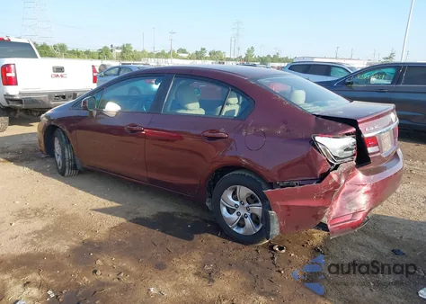 2013 Honda Civic Lx z USA, uszkodzony, nr VIN 19XFB2F51DE007975